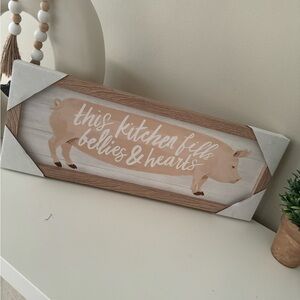 Kitchen wood wall decoration new